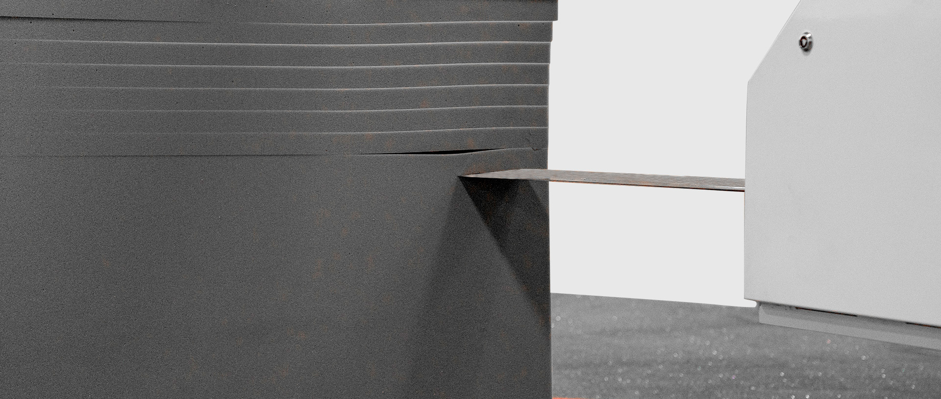 Dairesel Yatay Sünger Kesim Makinası Dairesel Yatay Sünger Kesim Makinası